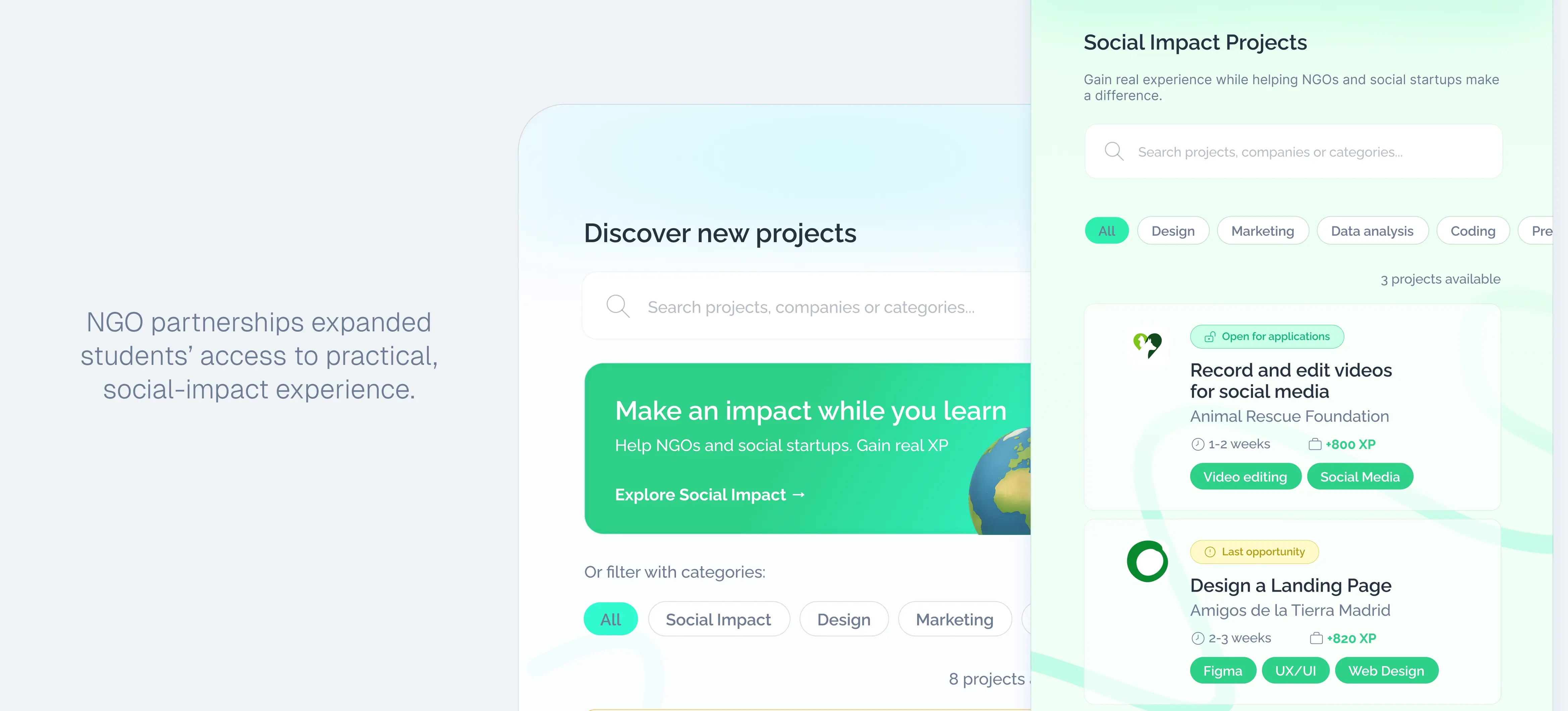 Designed for university partners